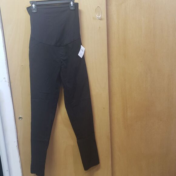 NWT Motherhood Maternity BLACK Secret Fit Belly maternity pants Size Small - Picture 1 of 7